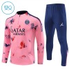 Sudadera De Entrenamiento Paris Saint-Germain Cremallera De Cuarto 2024-25 Rosa - Niño